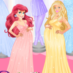 Jogo Barbie e Ariel: Princesas Grávidas