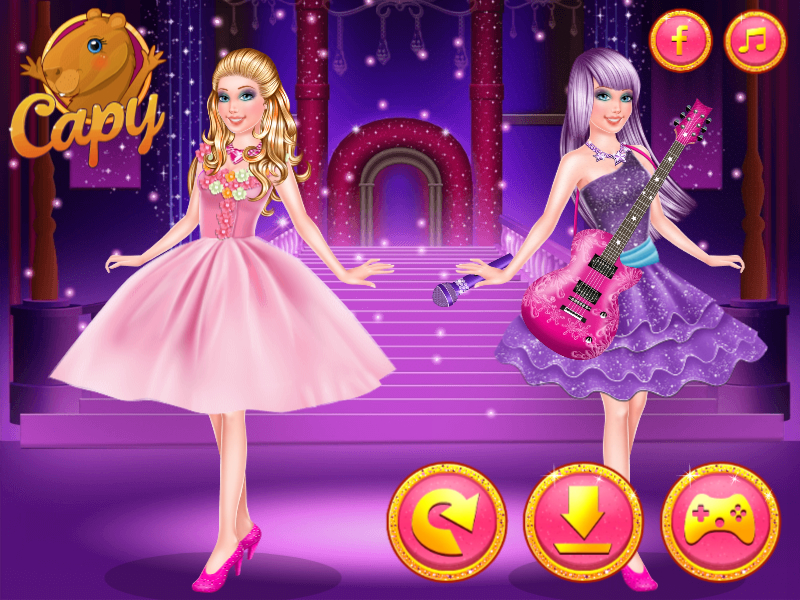 Jogos de Barbie: Princesa Ou Estrela no Meninas Jogos