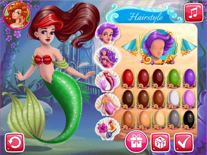 Sereia jogo para meninas - Para todas as meninas que desejam ser tão lindas  quanto uma sereia!::Appstore for Android