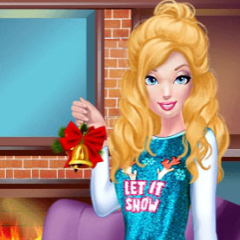 Jogo Decoração Natalina Com Barbie