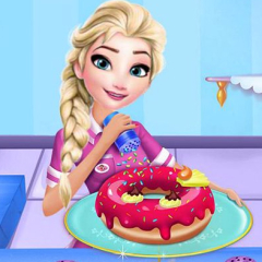 Jogo Decore Donuts Com Elsa