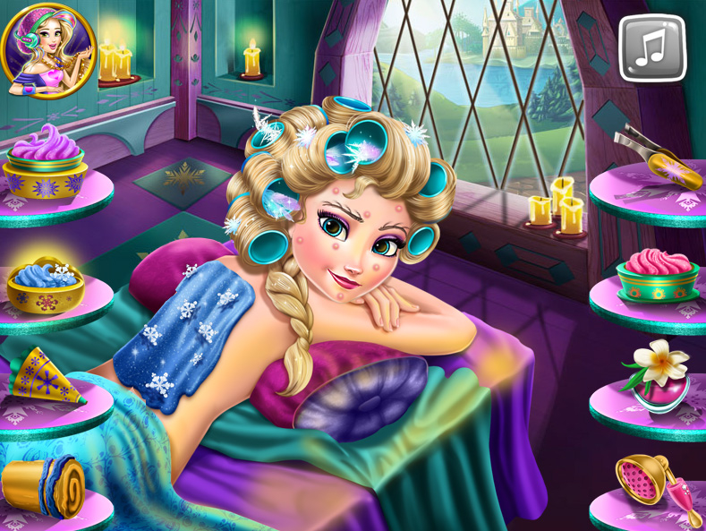 Spa para Elsa Frozen - Jogos para Meninas