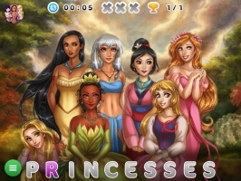 Encontre as Letras das Princesas - screenshot 1
