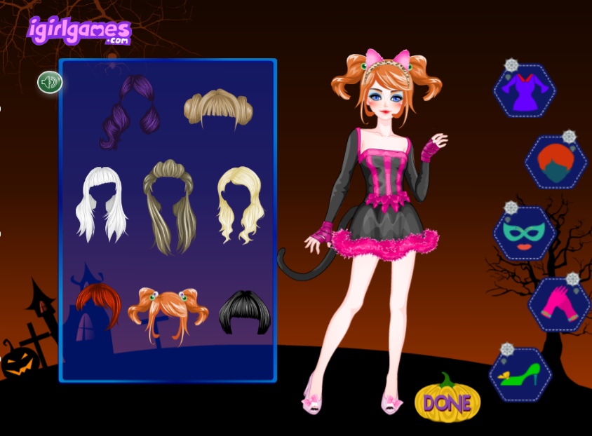 Garotas Estrelas Moda de Halloween - Jogo Gratuito Online