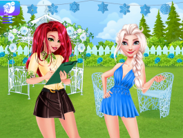 Limpe o Jardim da Barbie, da Elsa e da Ariel - screenshot 3