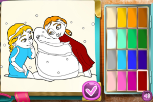 Livro de Colorir Frozen - screenshot 2