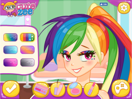 Maquie a Rainbow Dash e a Pinkie Pie - screenshot 1