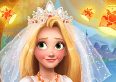 Jogos de Vista Rapunzel e Tiana no Ano Novo no Meninas Jogos