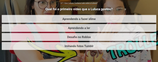 VOCÊ CONHECE BEM A LULUCA? DESCUBRA ( Roblox ) 