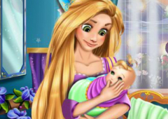 Rapunzel Cuida do Bebê