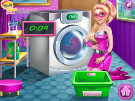 Super Barbie Lava as Roupas - screenshot 2