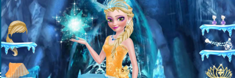 Vista Elsa de Rainha do Gelo