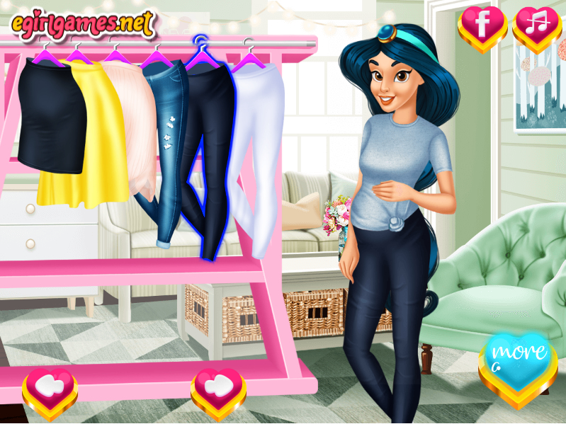 Guarda Roupa das Princesas Grávidas - jogos online de menina